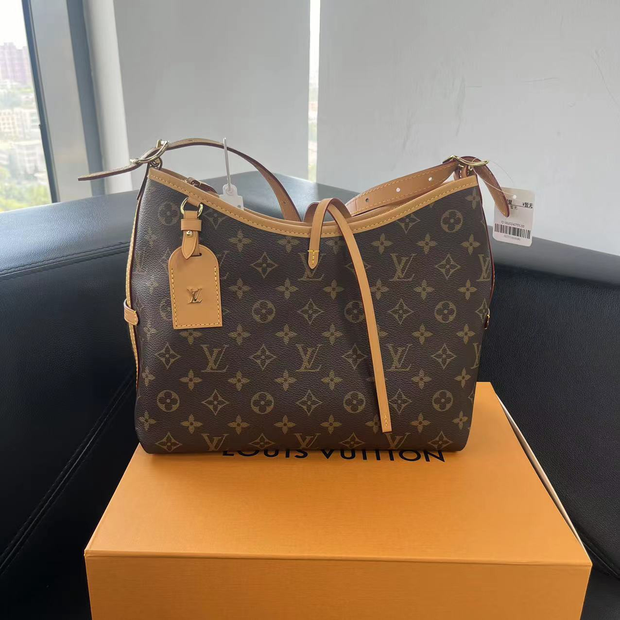 99新 LouisVuitton/路易威登 捐金沉珠/小号carryall