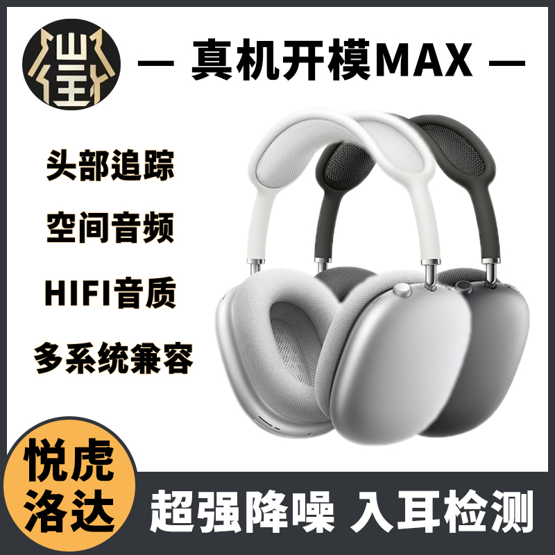 头戴式Max耳机顶配降噪通透蓝牙通用苹果无线运动耳机-Mr.MAX
