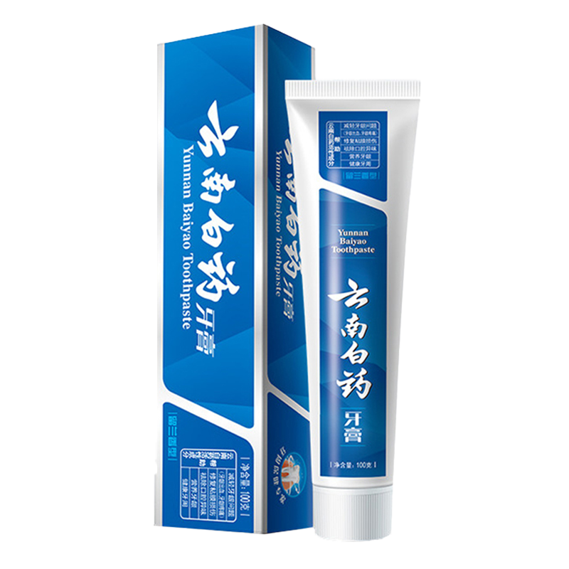 云南白药留兰香型牙膏100g