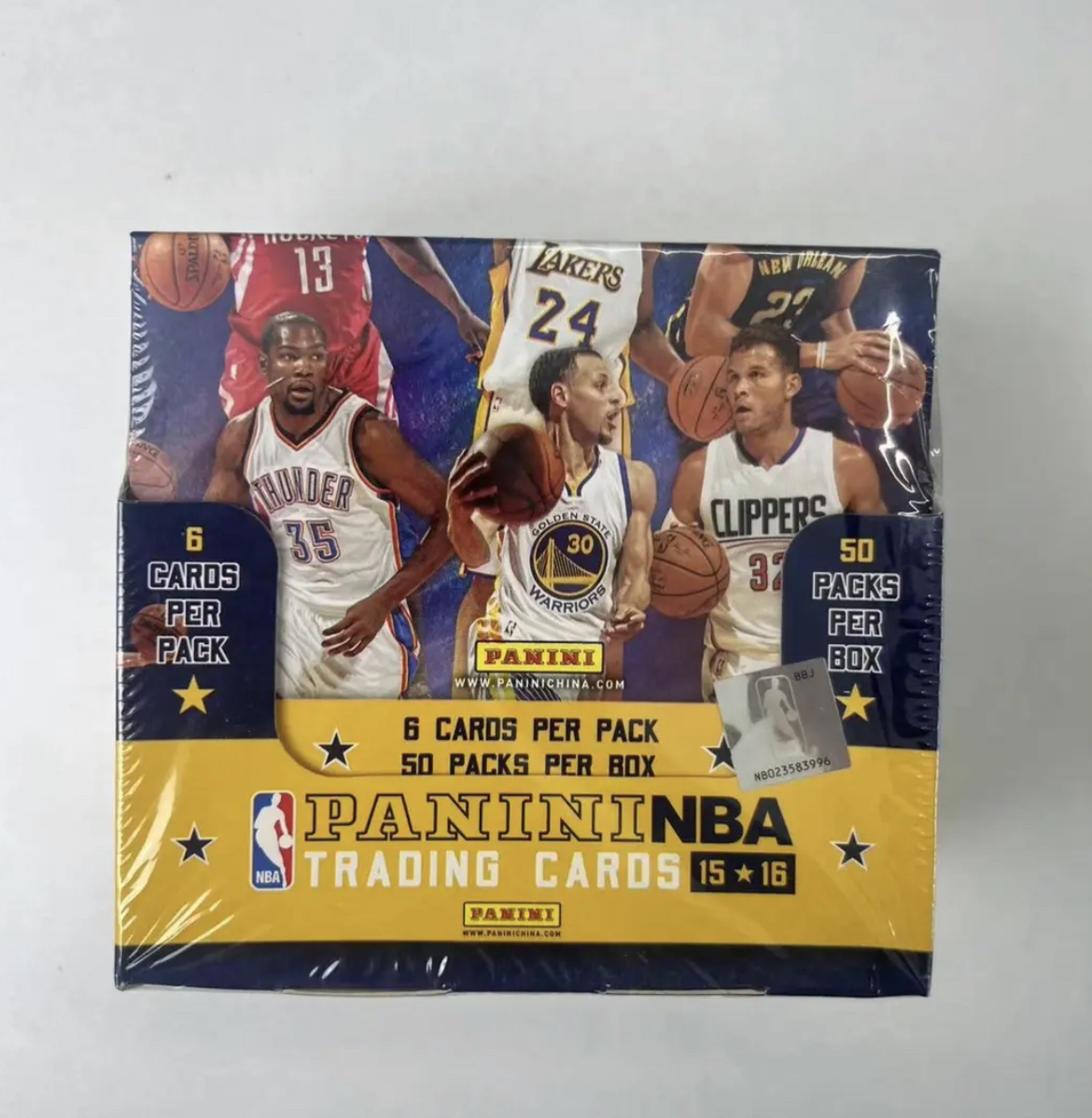 2015-16 帕尼尼 中雅图 NBA 篮球 球星卡 整盒 盲盒 【默认代拆】