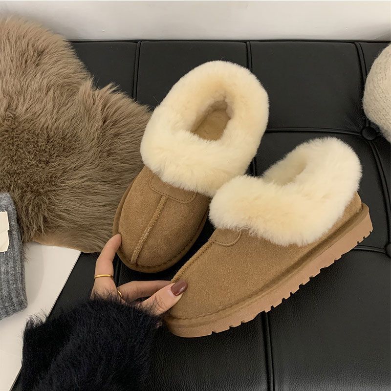 【小扬哥推荐】【小扬哥严选】ugg毛鞋毛毛口雪地靴冬季新款一脚蹬