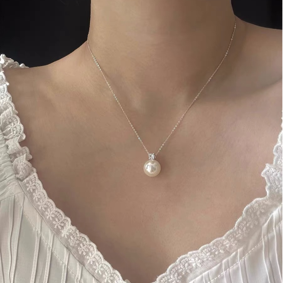 铜仿珍珠项链 03-333链珠