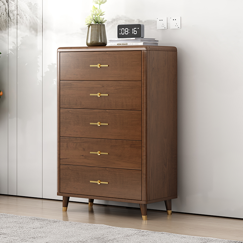 新中式实木加长斗柜储物贵卧室家用客厅玄关橱收纳柜抽屉式储物