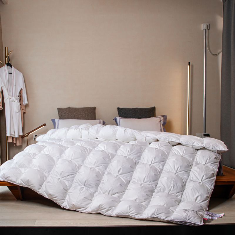 正品新羽绒被95%白鹅绒冬被芯加厚保暖五星级酒店单双人春秋被子