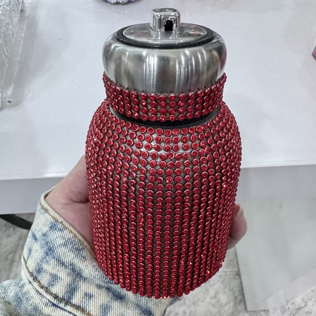 仙女满钻大肚保温杯-yq