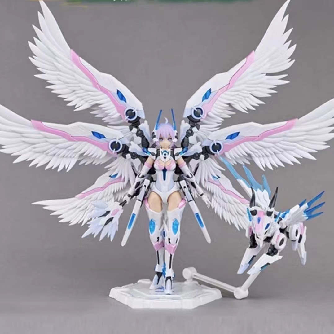 将魂姬 原创机娘 MG-07诸葛亮孔明 白泽 带六翼特典 拼装模型玩具