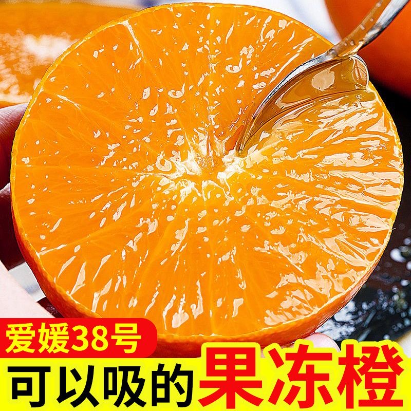 【童年味道果冻橙】爷爷家爱媛38号果冻橙四川新鲜水果产地直发橙子