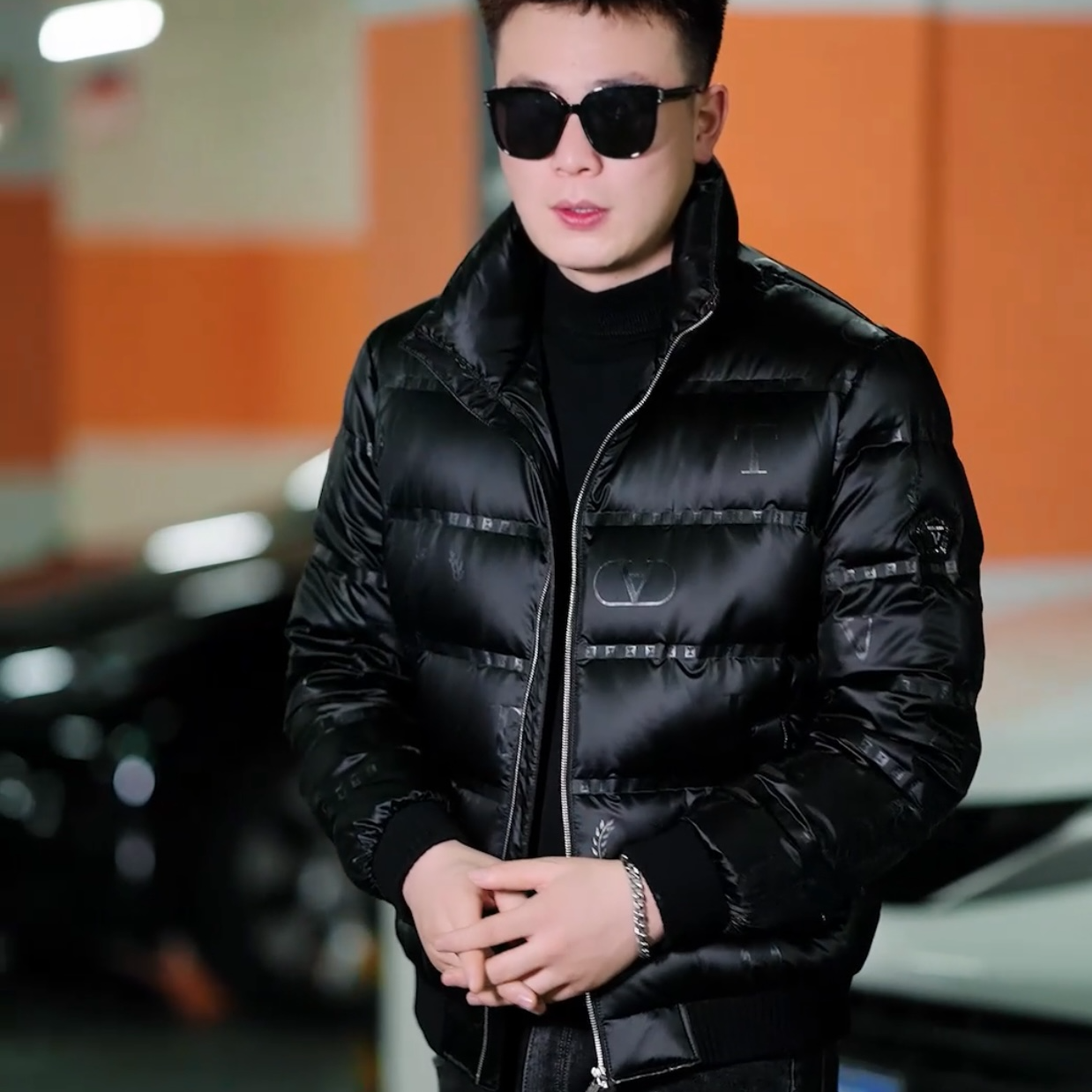 短款保暖立领男士三防亮面休闲时尚羽绒服男款爆款2025新款正品