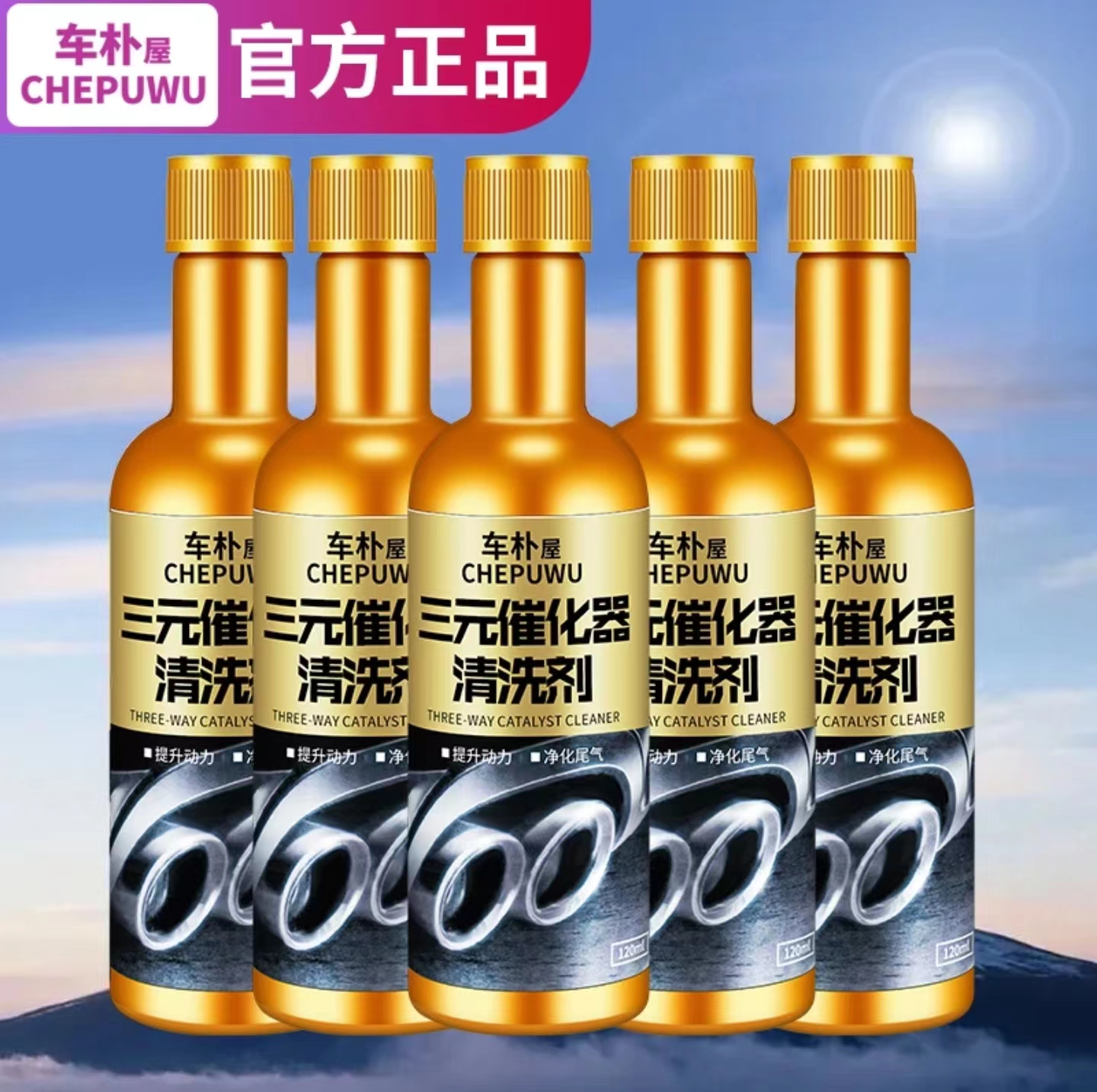 汽车三元催化清洗剂发动机内部免拆尾气净化节气门除积碳官方正品