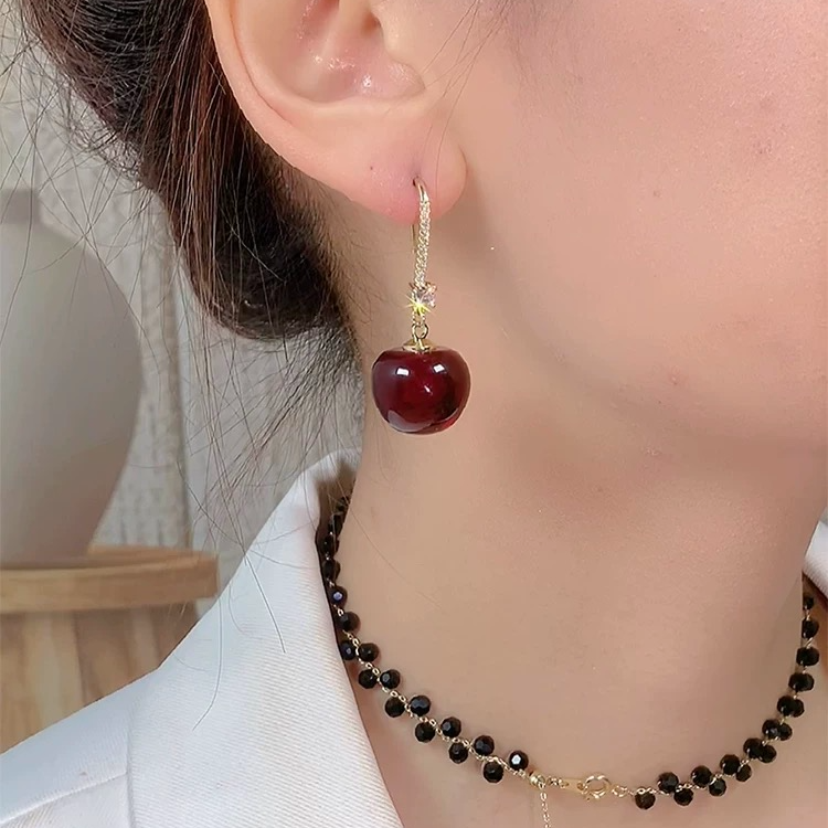 铜合金耳饰 气质轻奢百搭简约简约优雅精致网红设计师耳环F3165