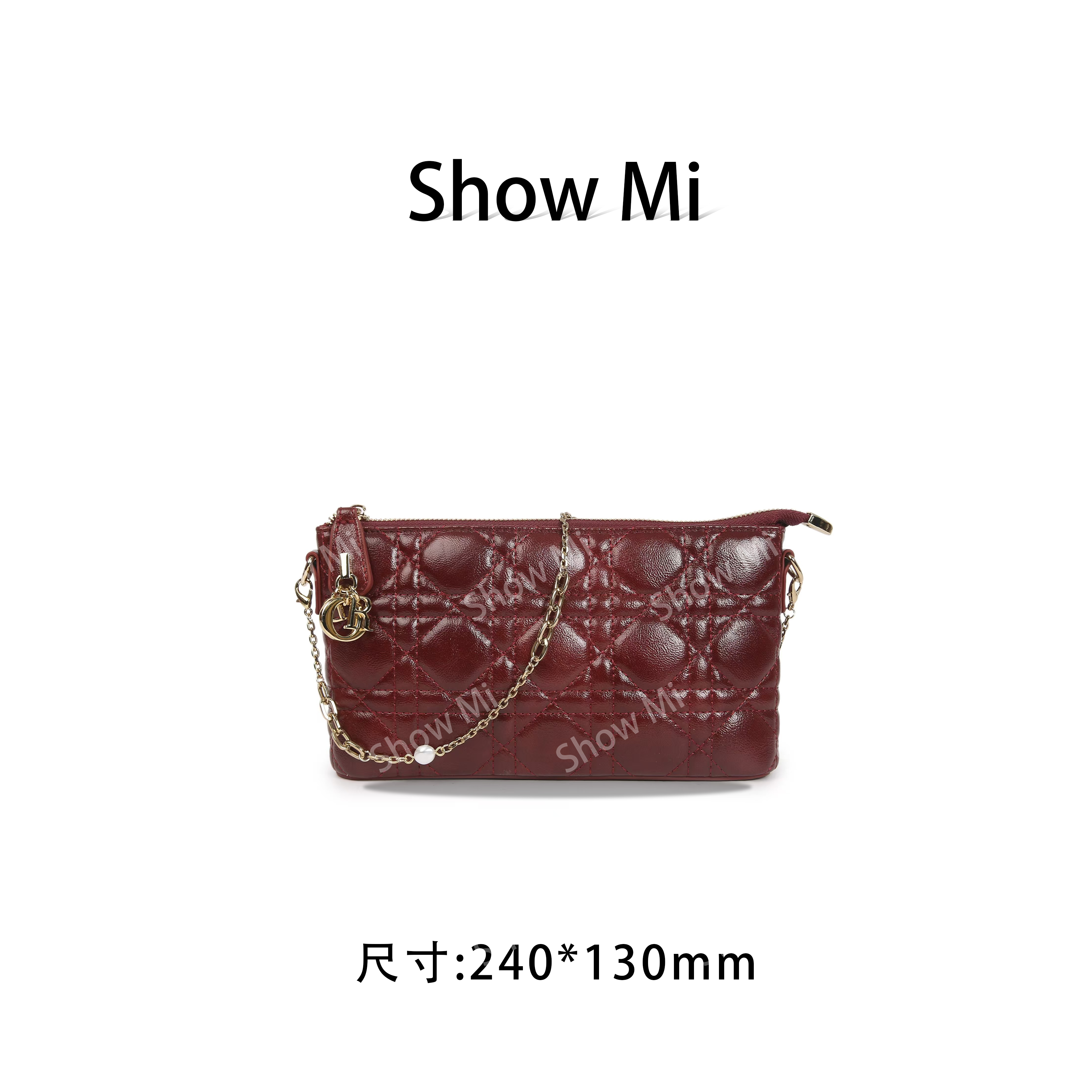 【Show Mi】SKL-G8052-酒红-轻奢小众时尚百搭女士包包