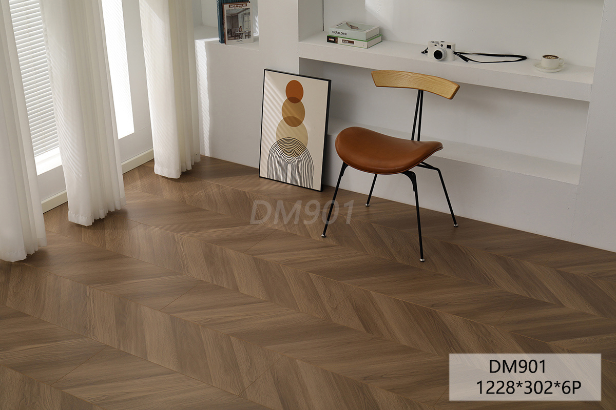 新三层实木鱼骨拼大板，稳定性好赖磨颜色好看大气