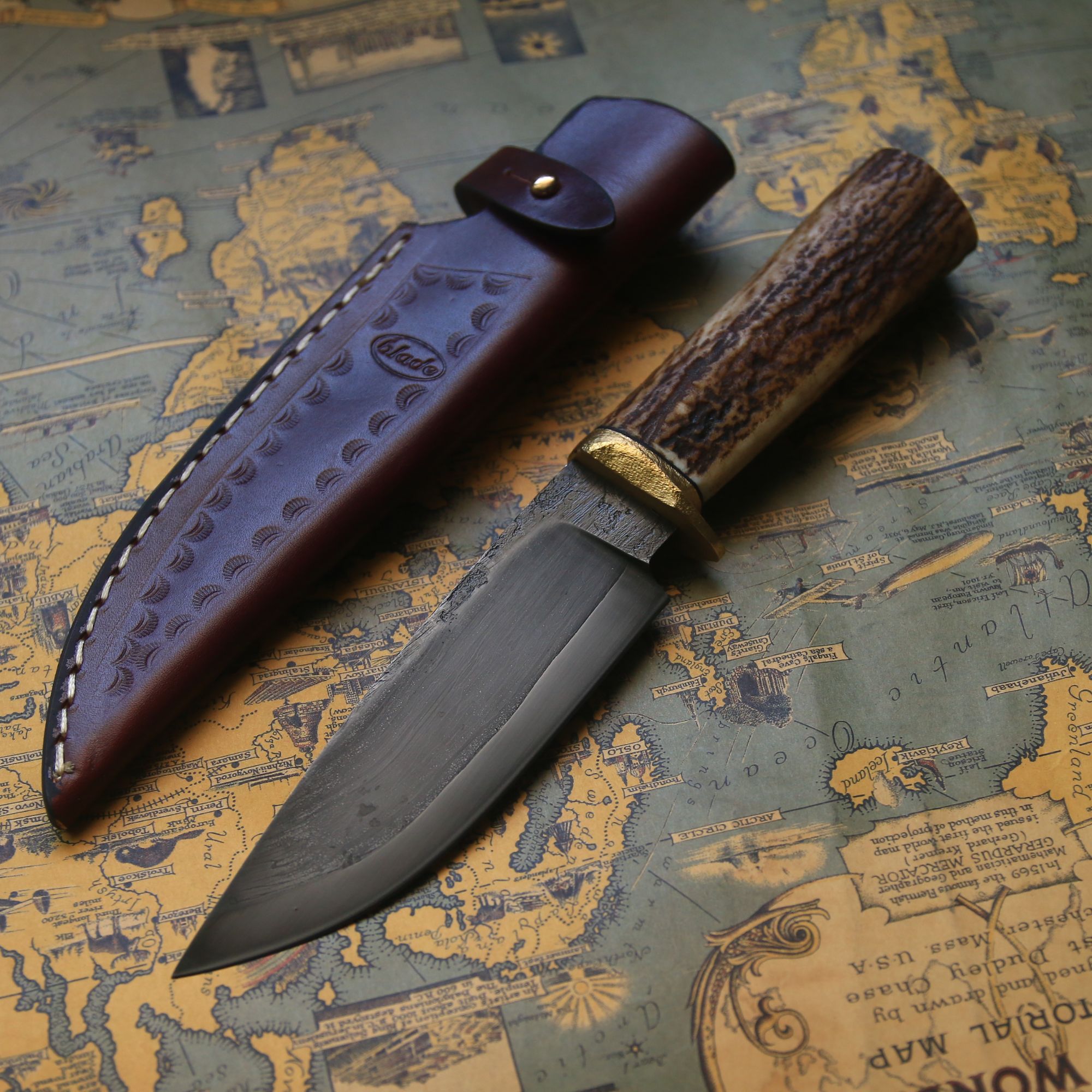 钢缆重猎剔骨割肉切肉切水果刀手工露营家用野外