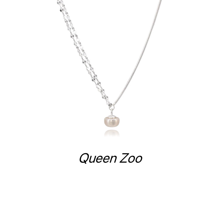 铜合金仿珍珠项链 1201简约轻奢百搭项链气质时尚首饰ins设计感