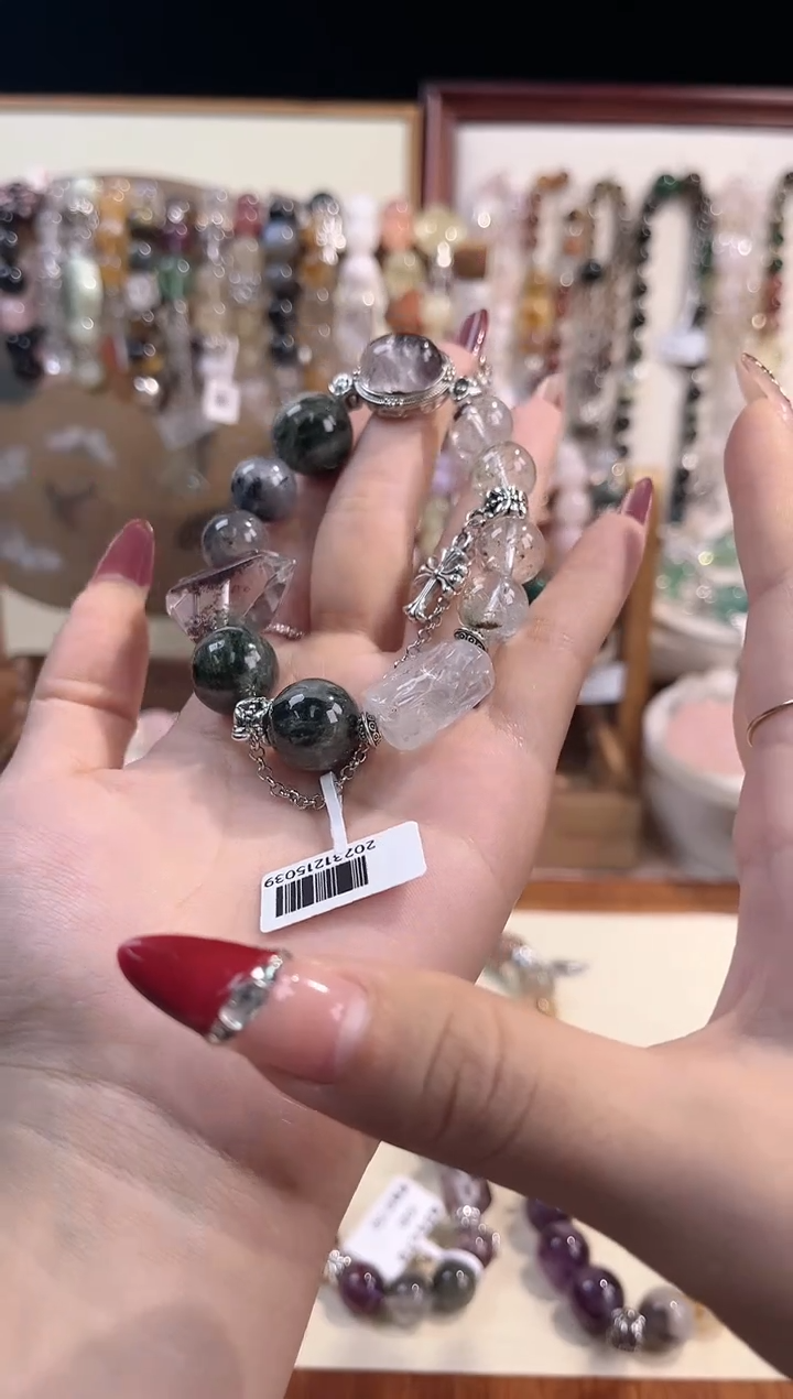 【闪购商品】绿水晶手链未镶嵌V039
