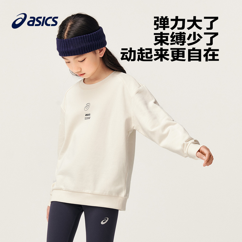 【清仓】ASICS/亚瑟士童装中大童中性款长袖T恤卫衣T恤333241213062