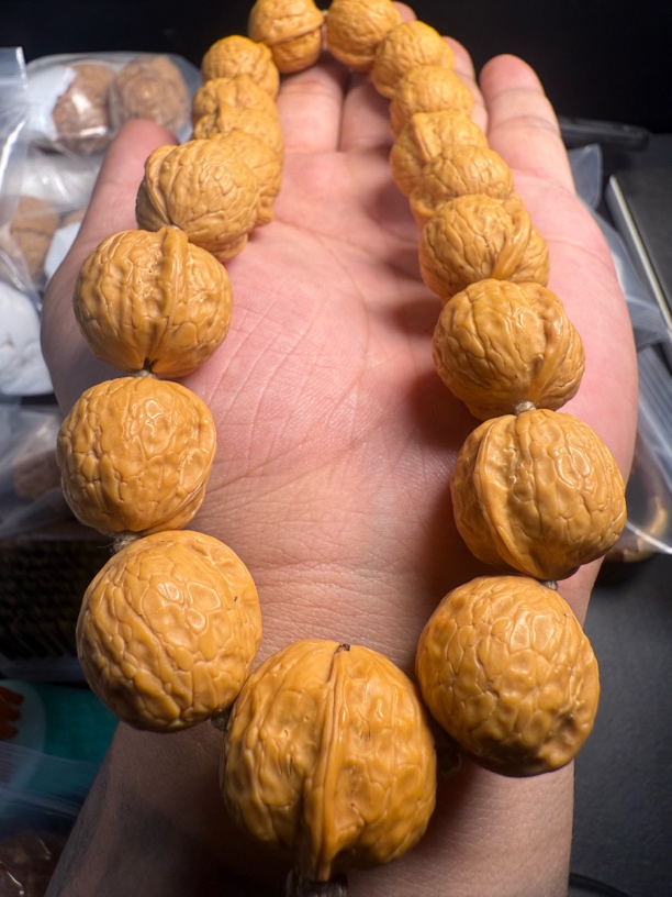 云南铁核桃 蛇皮球手持手串