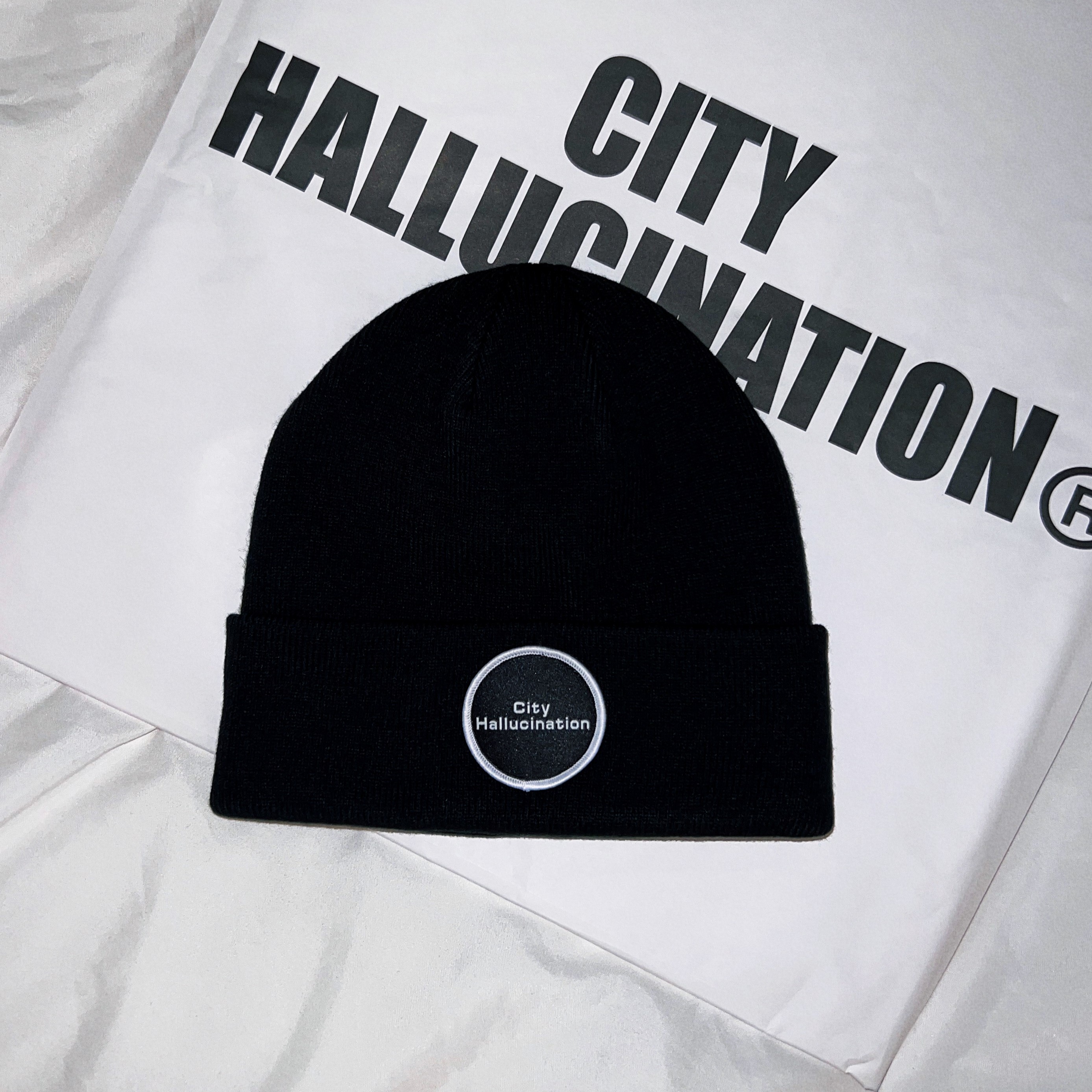 CityHallucination2.0〔极冻〕街头刺绣高密弹力细线针织冷帽