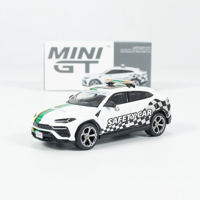 MINI GT车模 1:64 591号 兰博基尼 Urus 安全车 合金汽车模型收藏