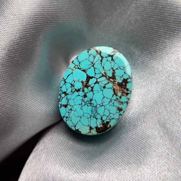 高瓷蓝网纹牌子，尺寸27*21.5*6.9重7.9