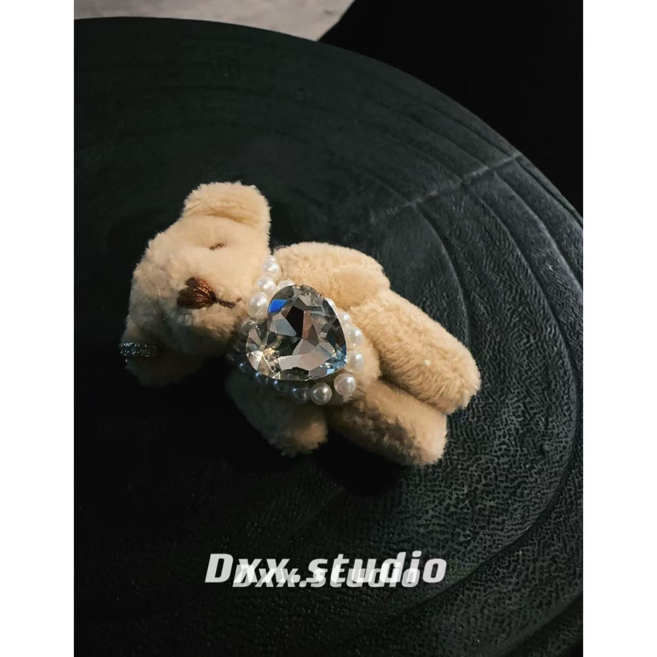 铜合金亚克力胸针 DXX小晰饰品-新品-【小熊】胸针41616