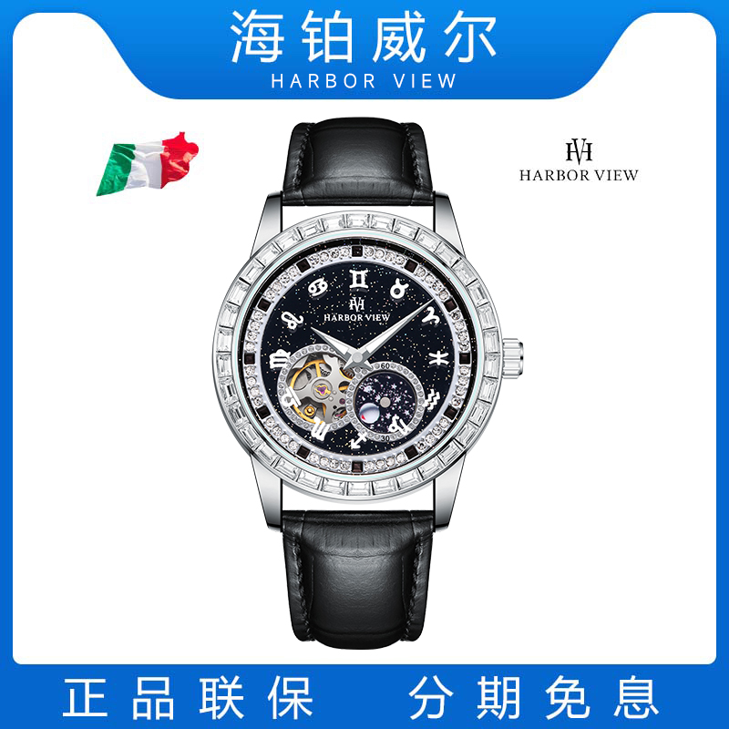 【官方正品】十二星座系列-HA2460/男士高端商务自动机械腕表-wan