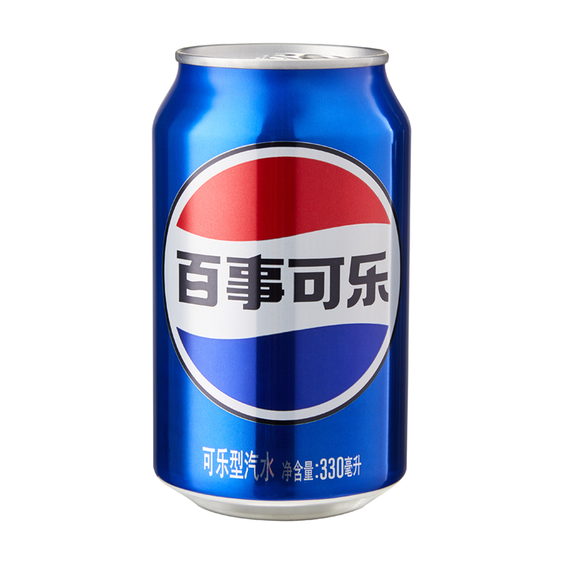 百事可乐六连罐可乐型汽水 330ml*6罐/组