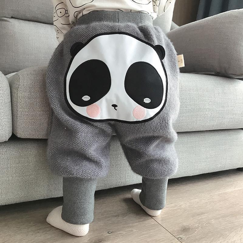 婴幼儿加绒打底裤冬季韩版新款幼儿弹力长裤男女宝宝哈伦小童儿童