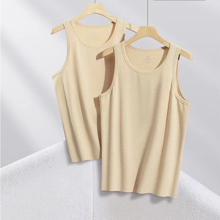 【背心】天然彩棉原 棉背心女背心打底大码女背心舒适百搭修身透气