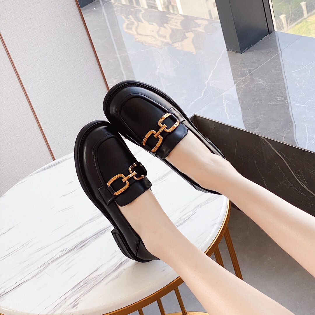 断码浮力女鞋 真皮简约乐福 休闲女鞋 1019 软底