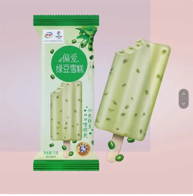 10支伊利偏爱绿豆雪糕