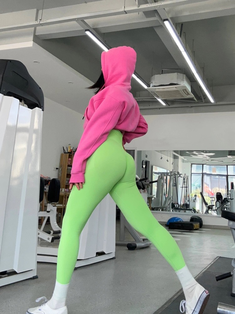 A组蜜桃瑜伽裤清仓高腰显瘦