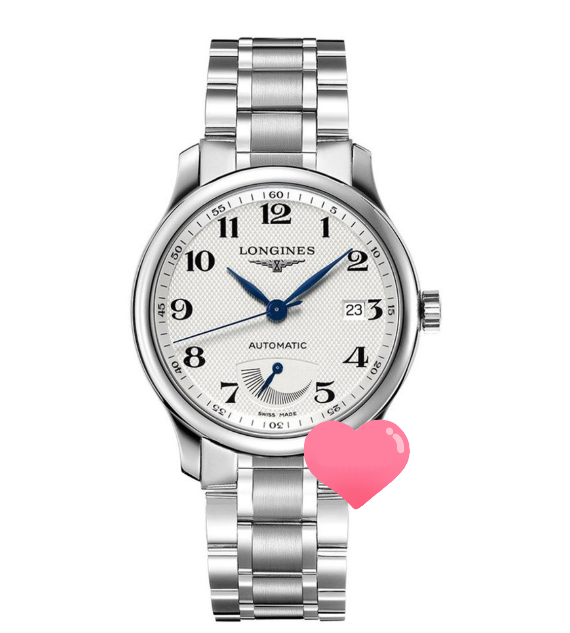 99新 Longines/浪琴 /名匠708动储显示/表径38.5/