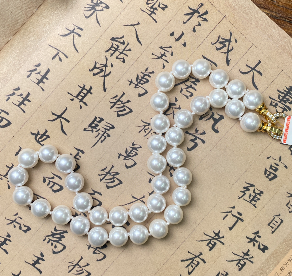 非金属贝珠项链 【逍遥】贝珠项链*约10mm*2908/334/多样性发/1件