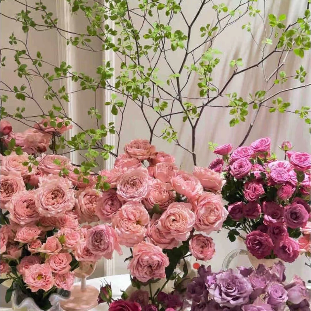 【陌上花开】10支单头玫瑰+10支多头玫瑰（任意玫瑰，不接受指定哦）