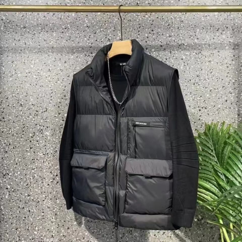 波司澄冬季新款羽绒棉马甲男欧洲站潮牌立领百搭坎肩保暖休闲背心