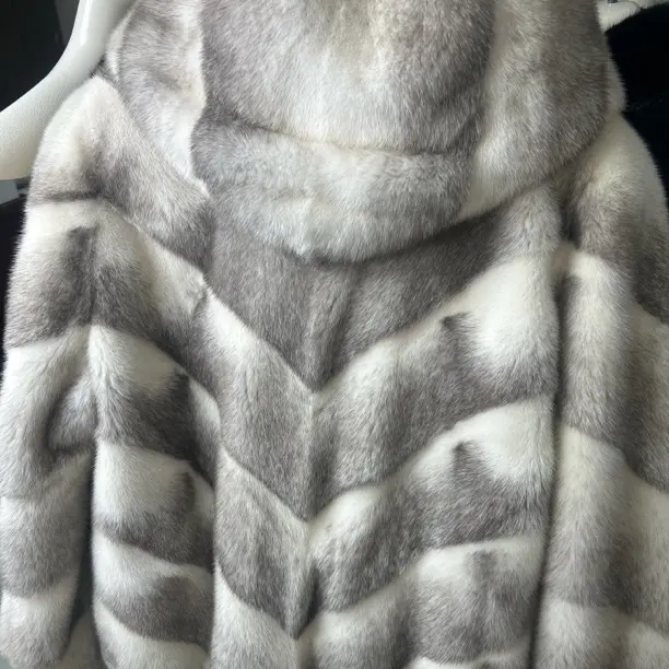 人造皮草连帽短款水貂皮草外套时尚百搭女士秋冬装