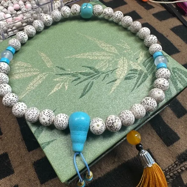 非金属星月菩提手链 天然星月珠串复古适合