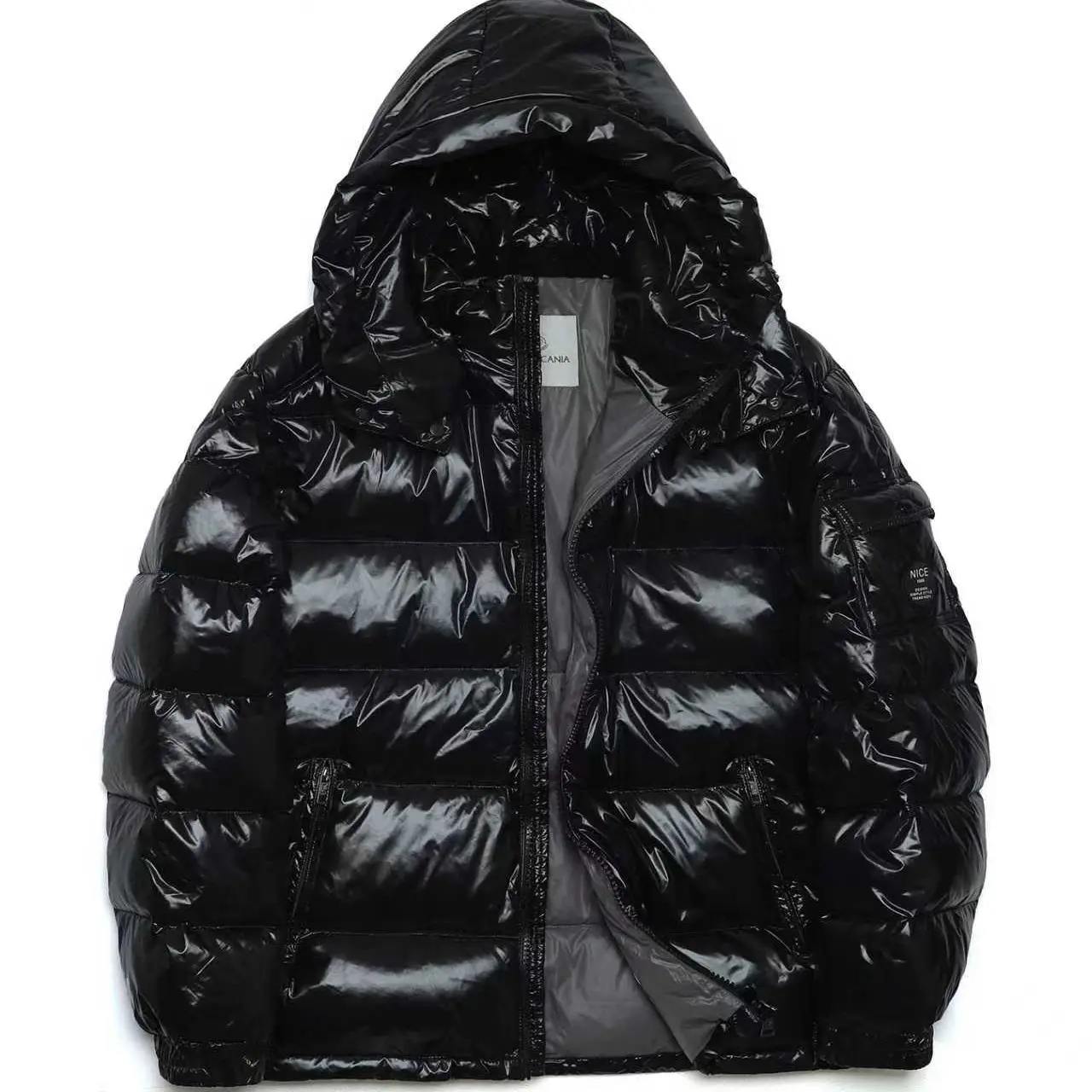 经典纯色冬季连帽防风保暖男女同款