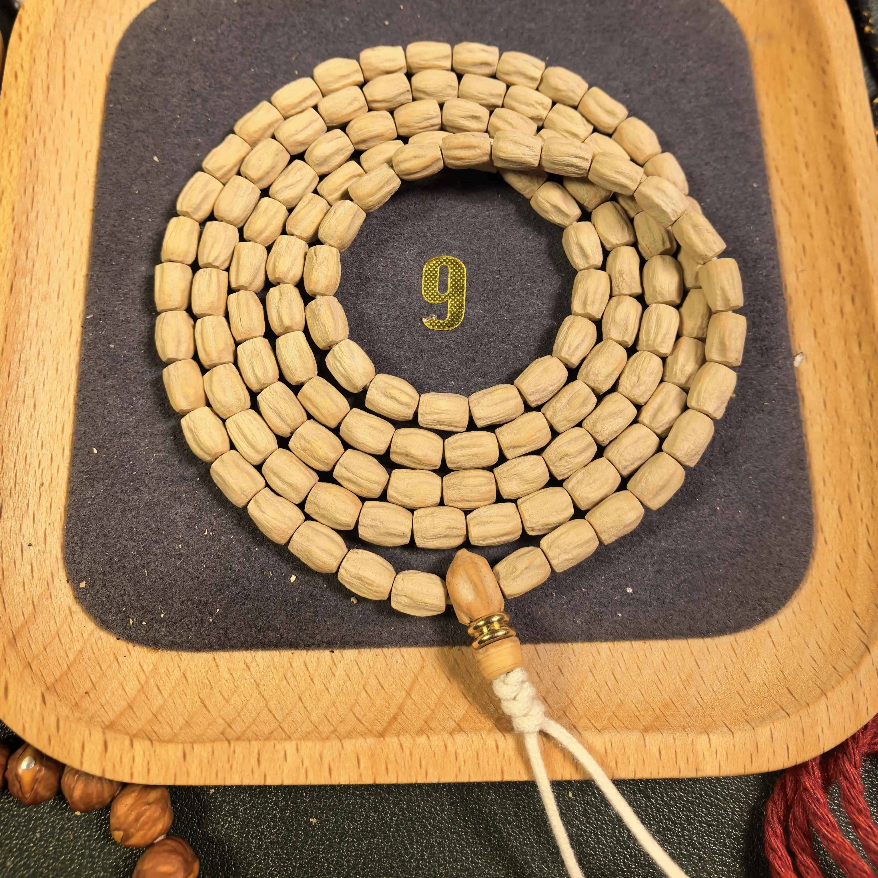 【闪购商品】吊坠柏香籽/百香籽热振高桩直筒顺纹脖挂