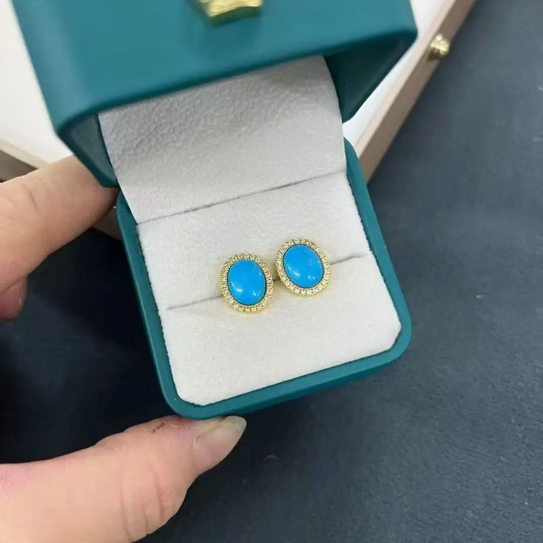 铜合金亚克力耳饰 新款耳钉不易掉色