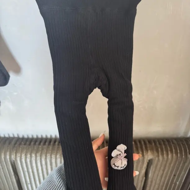 加绒加厚打底裤秋冬款婴儿大保暖连裤袜女童外穿洋气裤子宝宝连体