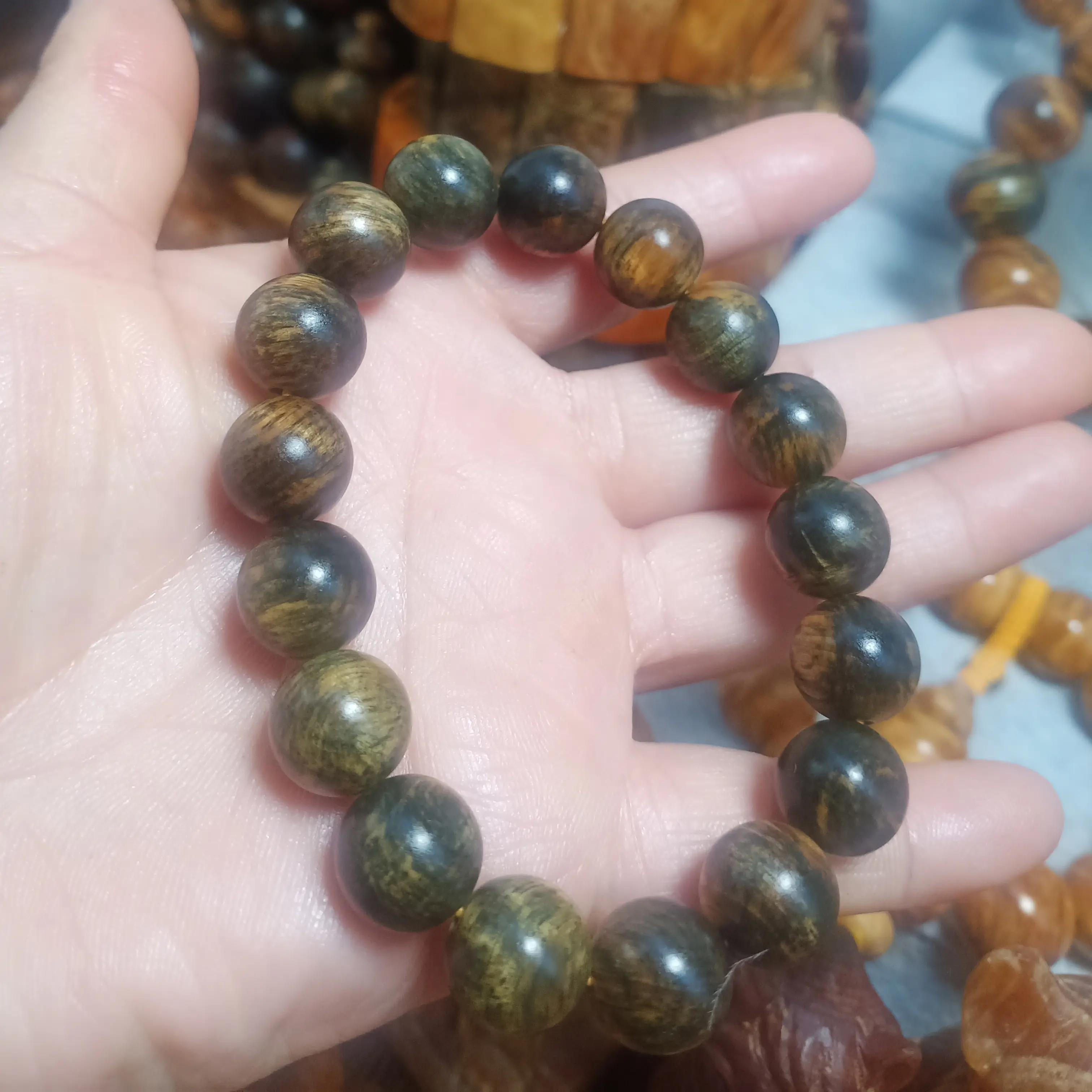 非金属木质手链 mm单圈