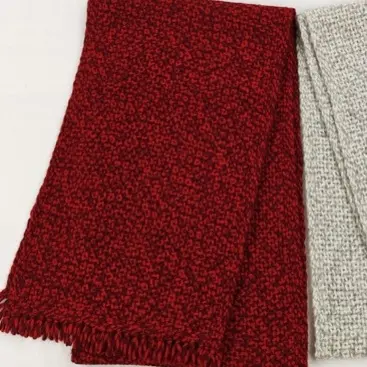 【Hua】0078秋冬季新品舒适轻柔百搭女士长款保暖针织羊绒围巾