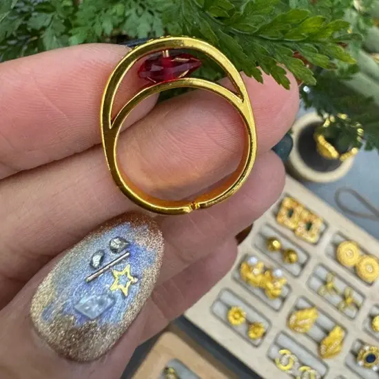 铜合金合成锆石戒指 2025年新款女士戒指