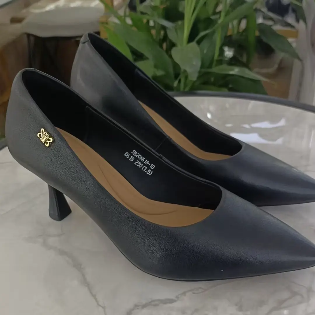 女士潮流春秋季舒适百搭细高跟女鞋