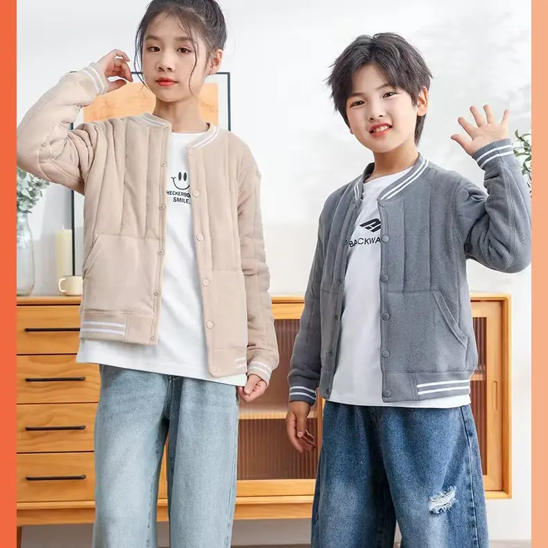 冬季保暖内衣套装绵加厚内穿男女童校服神器棉袄棉裤