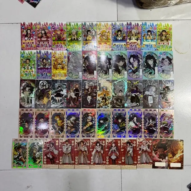 鸽宝文创鬼灭之刃长厚卡 一单50张不重复！