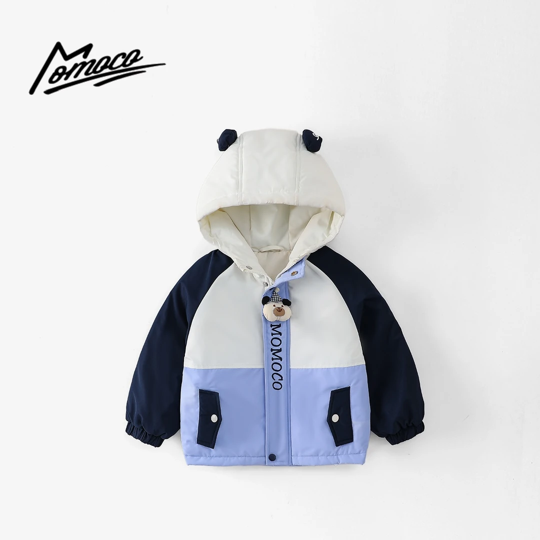 MOMOCO男童冬季新款休闲卡通加棉外套保暖棉服77430138024