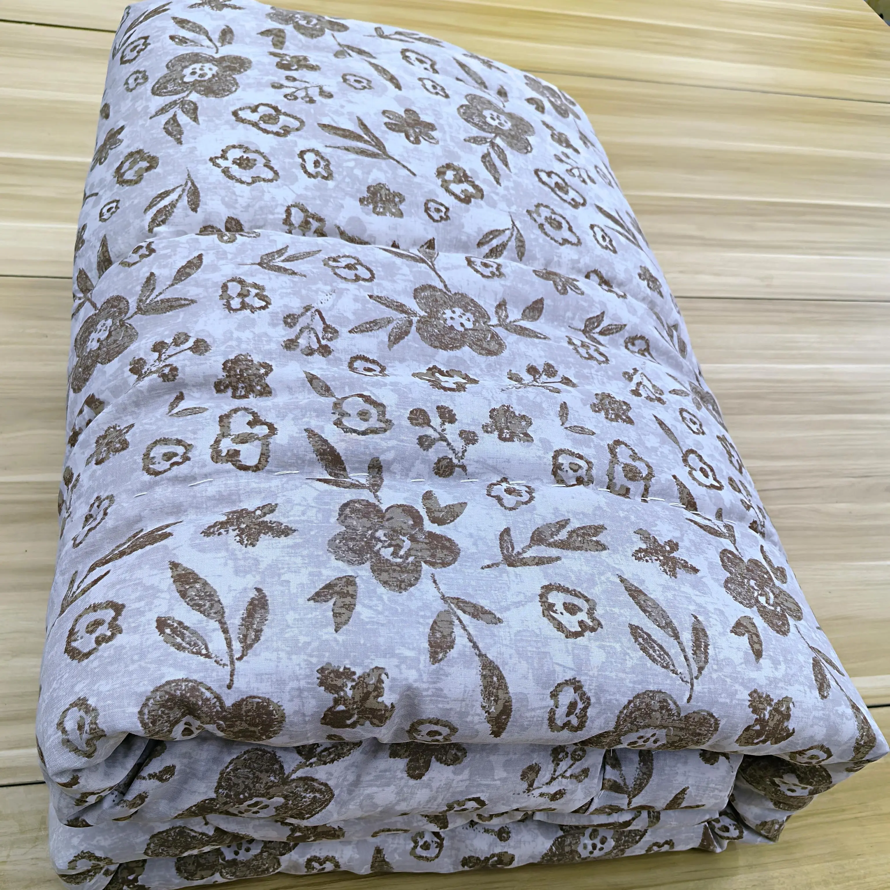 纯手工桑蚕丝被上茧丝全棉双层纱被罩纯手工定制